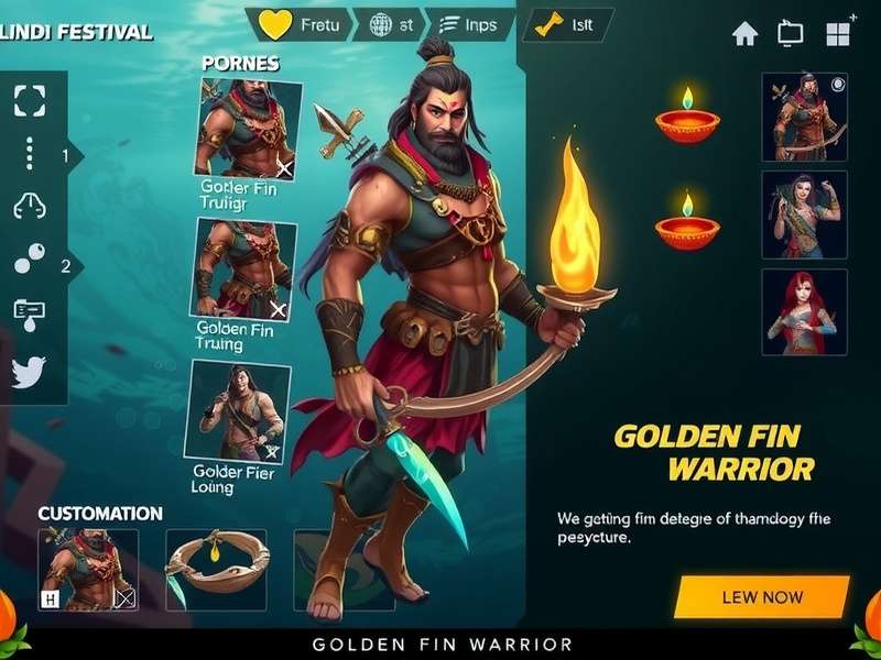 Golden Fin Warrior Indian Festival Event - Diwali Celebration